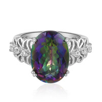 Anello in argento con Quarzo Mistico