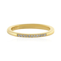 Anello in argento con Diamante I4 (J)
