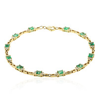 Bracciale in oro con Smeraldo Zambia AAA (CIRARI)