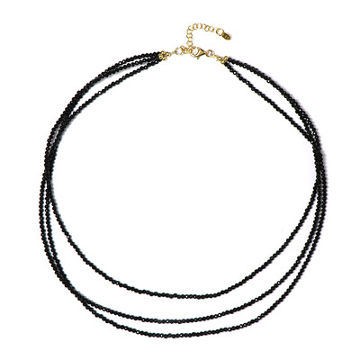 Collana in argento con Spinello Nero