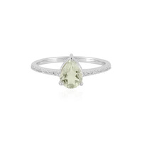 Anello in argento con Ametista Verde