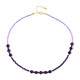 Collana in argento con Ametista Zambiana