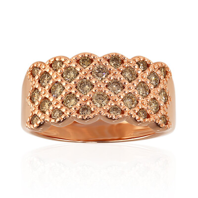 Anello in oro con Diamante Rose de France SI1 di Argyle (Annette)