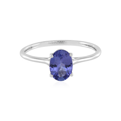 Anello in platino con Tanzanite AAA