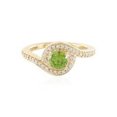 Anello in oro con Demantoide (AMAYANI)