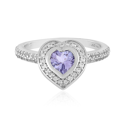 Anello in argento con Tanzanite (non riscaldata)