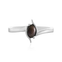 Anello in argento con Zaffiro Stellato Nero