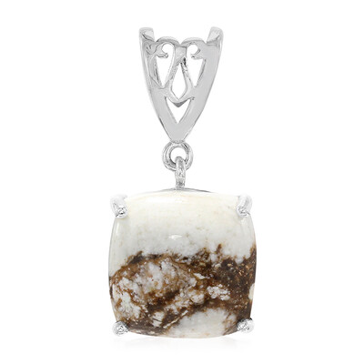 Ciondolo in argento con Magnesite