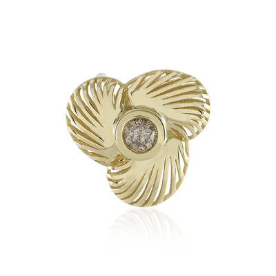 Ciondolo in oro con Diamante Champagne I2 (Ornaments by de Melo)