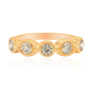 Anello in oro con Diamante Rose de France SI1 di Argyle (Annette)