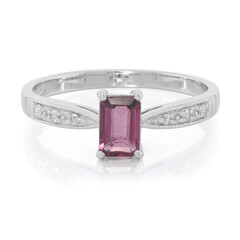 Anello in argento con Rodolite Rajasthan