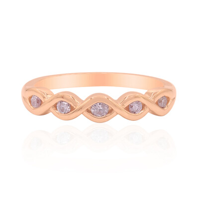 Anello in oro con Diamante Rosa d'Argyle I3 (Mark Tremonti)