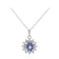 Collana in argento con Tanzanite