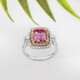Anello in oro con Spinello Rosa (CIRARI)