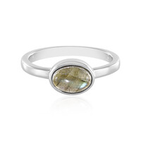 Anello in argento con Labradorite