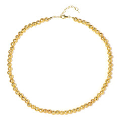 Collana in argento con Lava Dorata