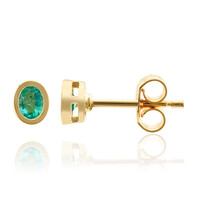 Orecchini in argento con Smeraldo Zambia