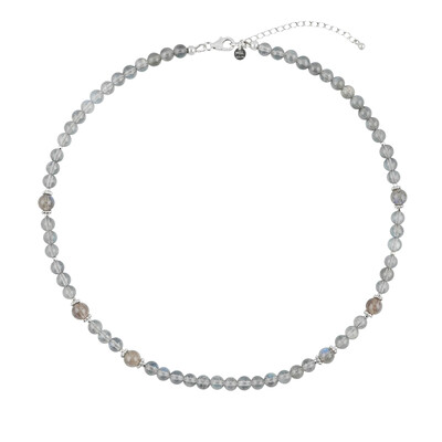 Collana in argento con Labradorite