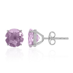 Orecchini in argento con Fluorite Viola