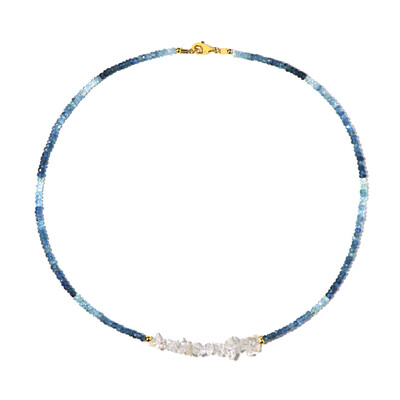 Collana in argento con Quarzo Bianco