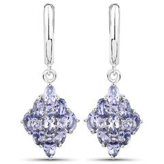 Orecchini in argento con Tanzanite