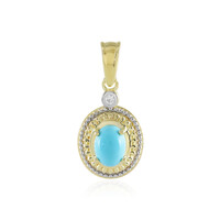 Ciondolo in argento con Turchese Sleeping Beauty