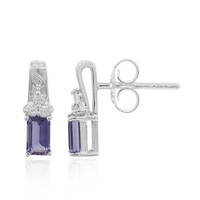 Orecchini in argento con Iolite