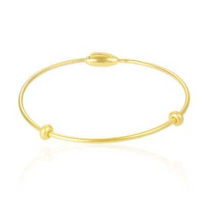 Bracciale rigido in argento placcato oro giallo (Maigold Kreativ) - 57x57 mm