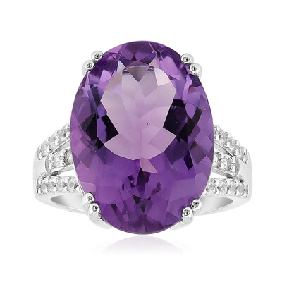 Anello in argento con Ametista