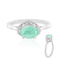 Anello in argento con Smeraldo Russo