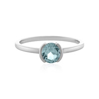 Anello in argento con Topazio Blu Cielo