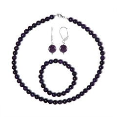 Parure in argento con Ametista