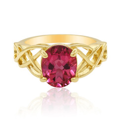 Anello in argento con Topazio Rosa