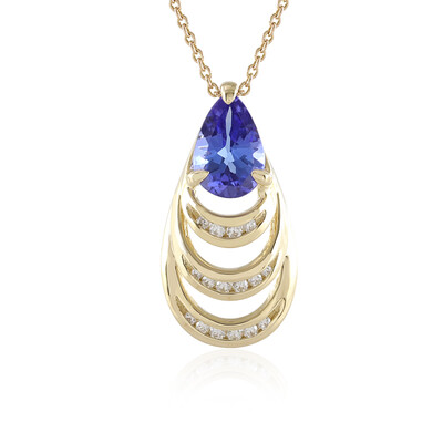 Collana in oro con Tanzanite AAA (de Melo)
