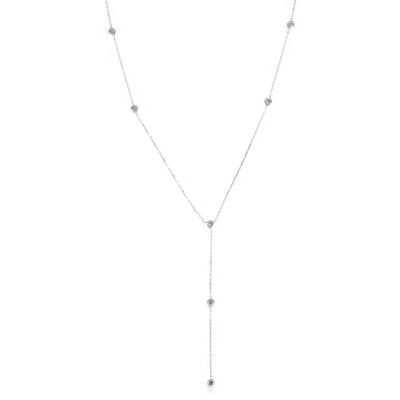 Collana in oro con Diamante Champagne VS1 (de Melo)