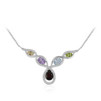 Collana in argento con Granato Mozambico