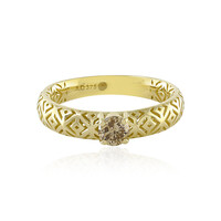 Anello in oro con Diamante Champagne I2 (Ornaments by de Melo)