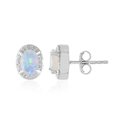 Orecchini in argento con Opale di Welo