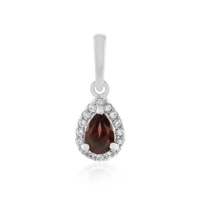 Ciondolo in argento con Zircone Lampone