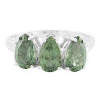 Anello in argento con Apatite Russa