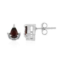 Orecchini in argento con Zircone Rosa
