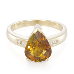 Anello in oro con Tormalina Cuprian