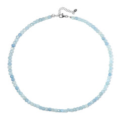 Collana in argento con Acquamarina