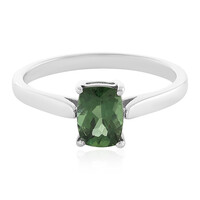 Anello in argento con Apatite Cromo