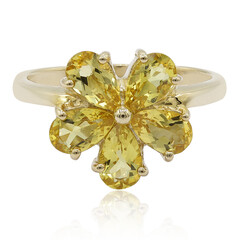 Anello in oro con Eliodoro