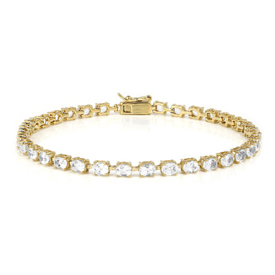 Bracciale in argento con Topazio Bianco