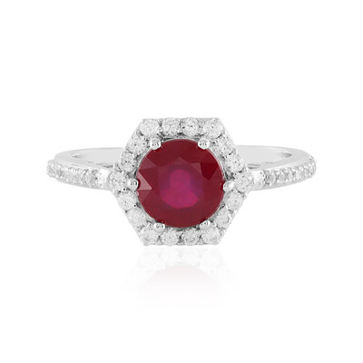 Anello in argento con Rubino Bemainty