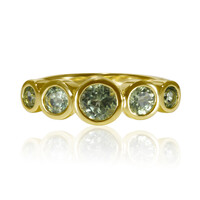 Anello in oro con Diasporo cangiante (Tenner Diniz)