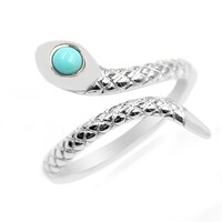 Anello in argento con Turchese Campitos (Anne Bever)