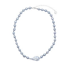 Collana in argento con Perla di Acqua Dolce (Dallas Prince Designs)